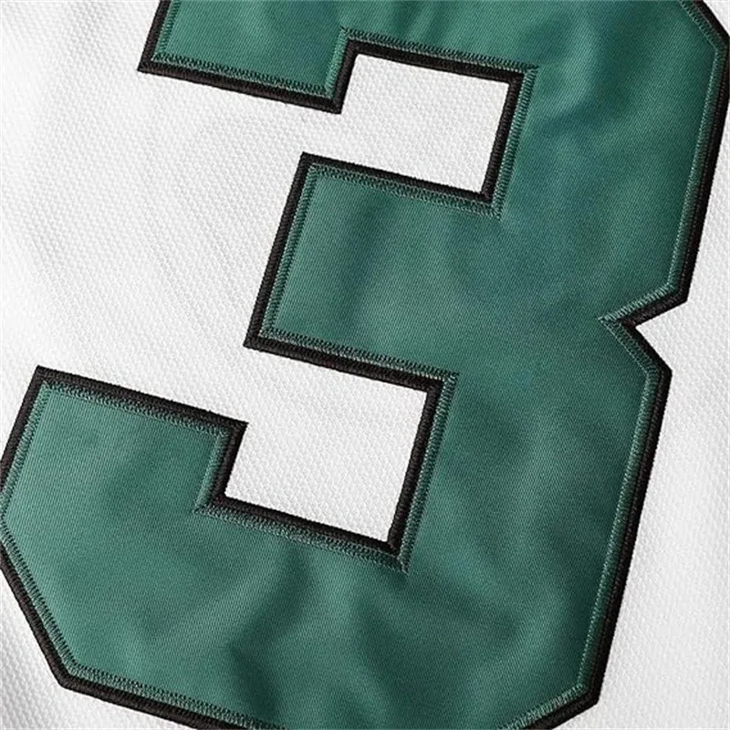 dd12 فيلم Goon Ross The BOSS ST John's Shamrocks # 3 RHEA هوكي جيرسي ملابس رياضية رجالي تأثيري EMHL الخياطة والتطريز