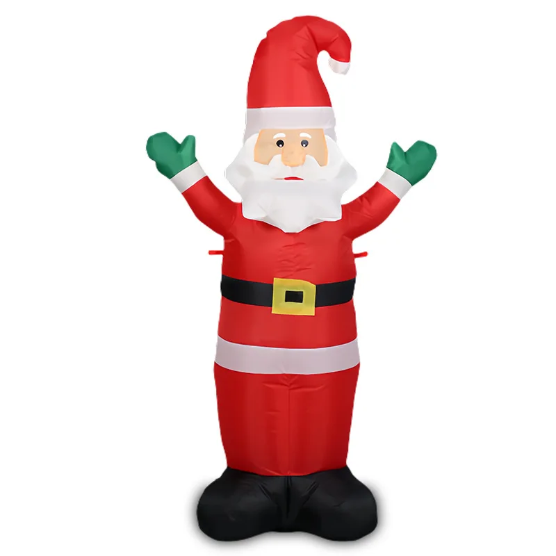 

Christmas outdoor ornaments beckon Santa Claus inflatable air mold LED lighting holiday party decoration