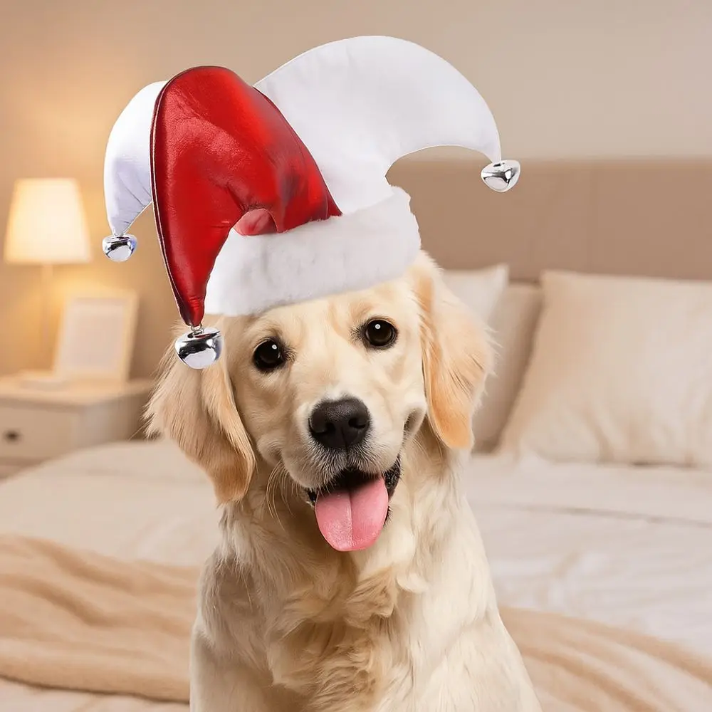 

Funny Cute Pet Joker Hat Adjustable Breathable Pet Dog Clown Hat Creative Dog Party Hat Photos Props