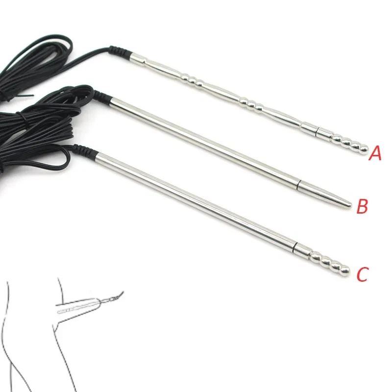 

Electric Shock Physical Therapy Bipolar Stainless Steel Urethral Catheter Sounds Penis Plug Massager Body Stimulate Sex Toys