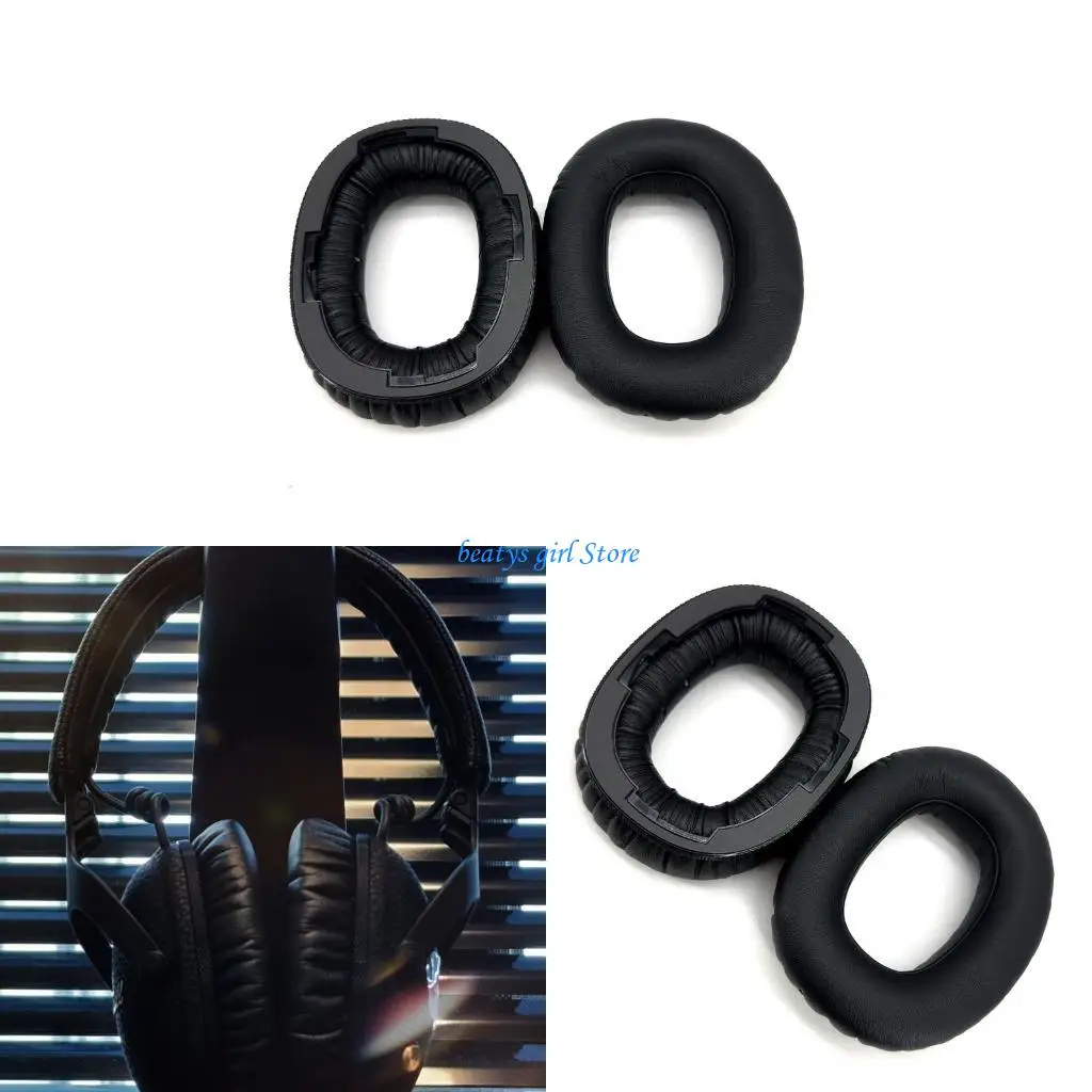 

C7AB 1 Pair Earpads Earphone Cover Earmuffs Comfortable Cushion Ear Pad Repair for Monitor III Active Noise Cancellation