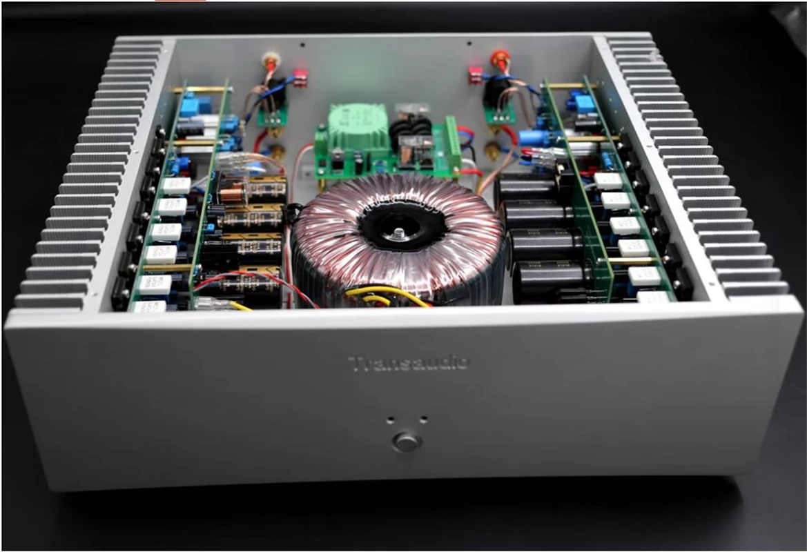 High End Version MASTER FM801 Post  Amplifier MJL4281 2N3440/5416 /250W/8Ω 500W/4Ω With Single Ended+Balanced 2Way Input