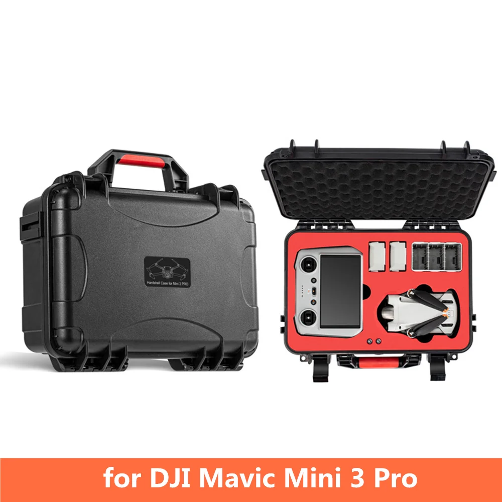 DJI Mini 3 PRO Accessories Storage Case Portable Suitcase Hard Shell Waterproof Case Explosion-proof Carrying Box RC Controller