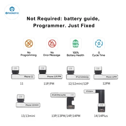 Pre Programmed Battery Tag on flex Cable External Repair FPC For iPhone11-14 Battery Health Data Calibration Without Programming