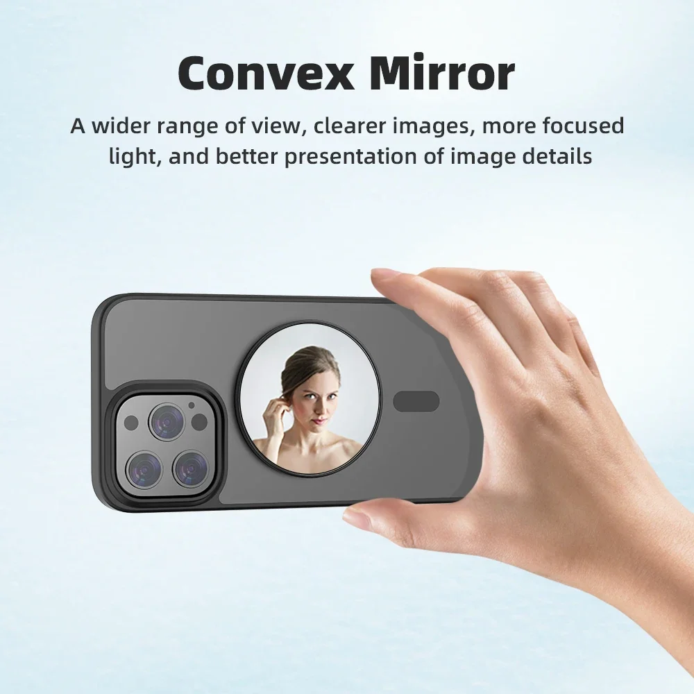 Universal Mobile Phone Selfie Vlog Mirror Compact Magnetic Mirror For IPhone Samsung Photo Video Vlog Photography Accessory