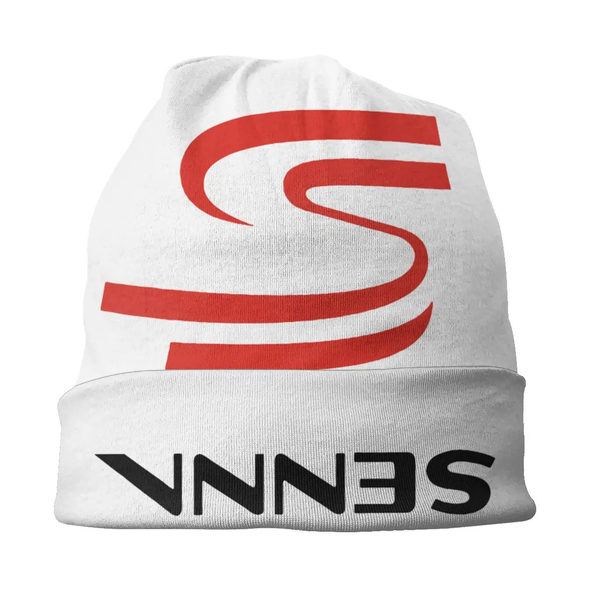 Ayrton Senna Logo Bonnet Hat Hip Hop Outdoor Skullies Beanies Hats for Men Women Knitted Hat Summer Warm Dual-use Unisex Cap