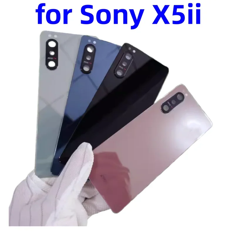 

Xperia5 Phone Back Cover Case Glass Replacement For Sony Xperia 5II J9210 X5II SO-52A SOG02 Rear Housing Case