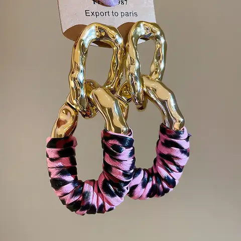 8 best sales läderörhänge - №4