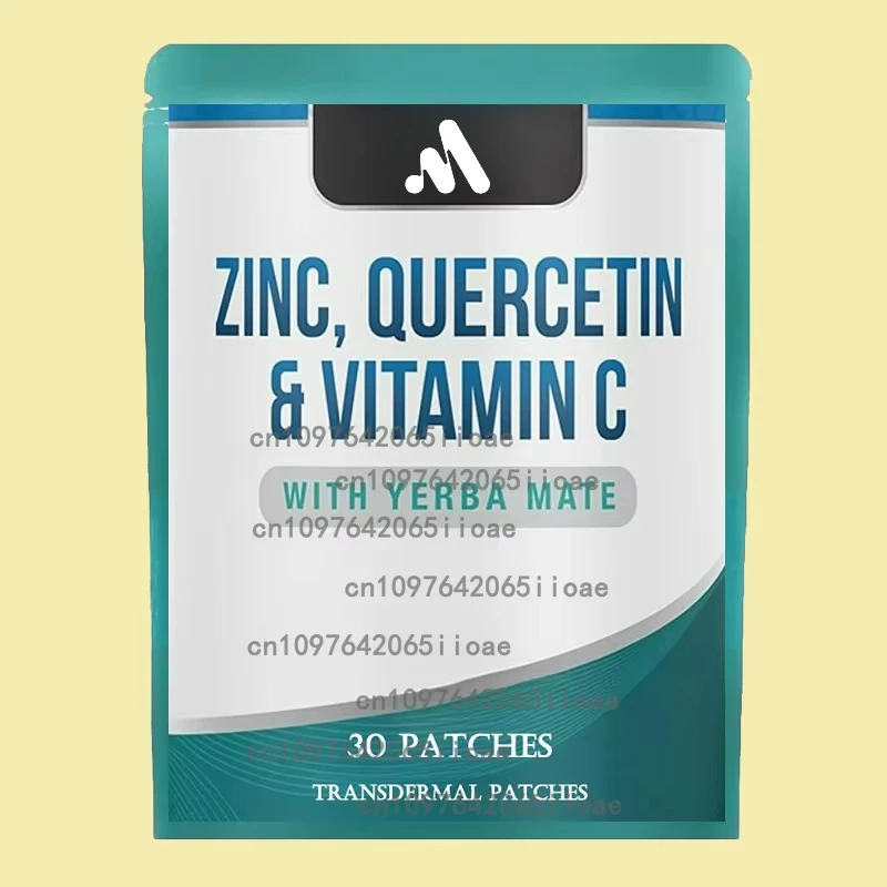 

30 Patches Zinc Quercetin with Vitamin C Transdermal Patches Immune Support