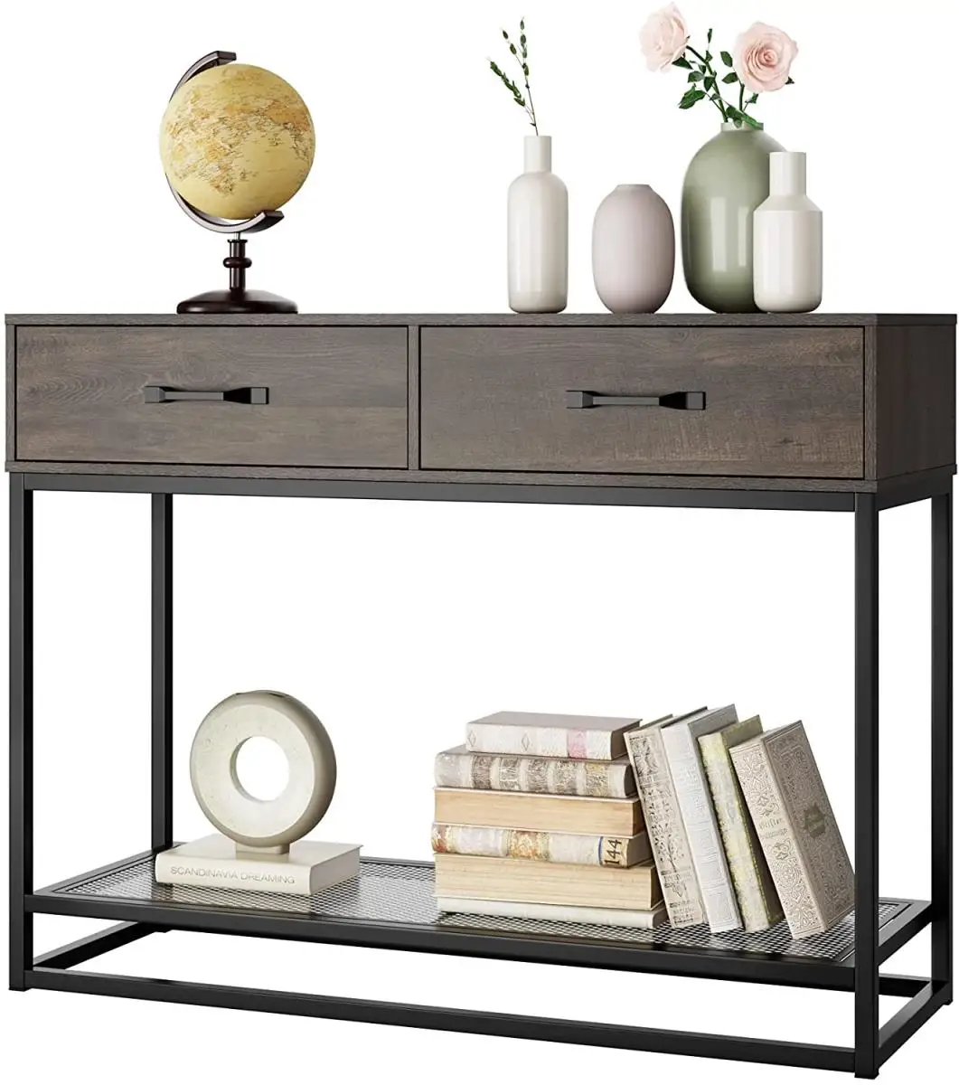 Industrial Furniture Wooden Corridor Console Table Entrance Passage Living Room Corridor Entrance Table