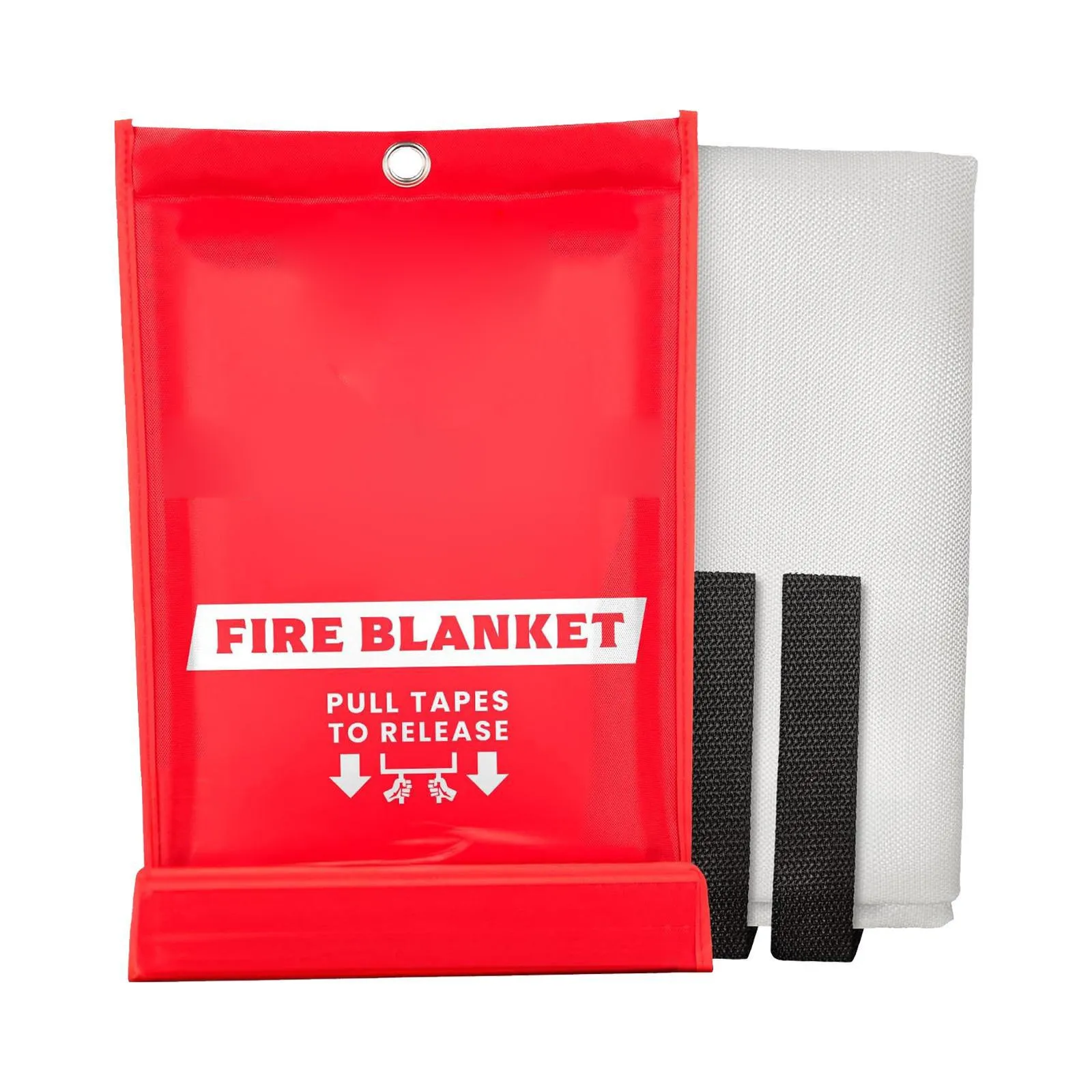 Emergency Fire Blanket For Home Safety Kitchen Fire Blanket With Fiberglass Material For Quick Fire Suppression