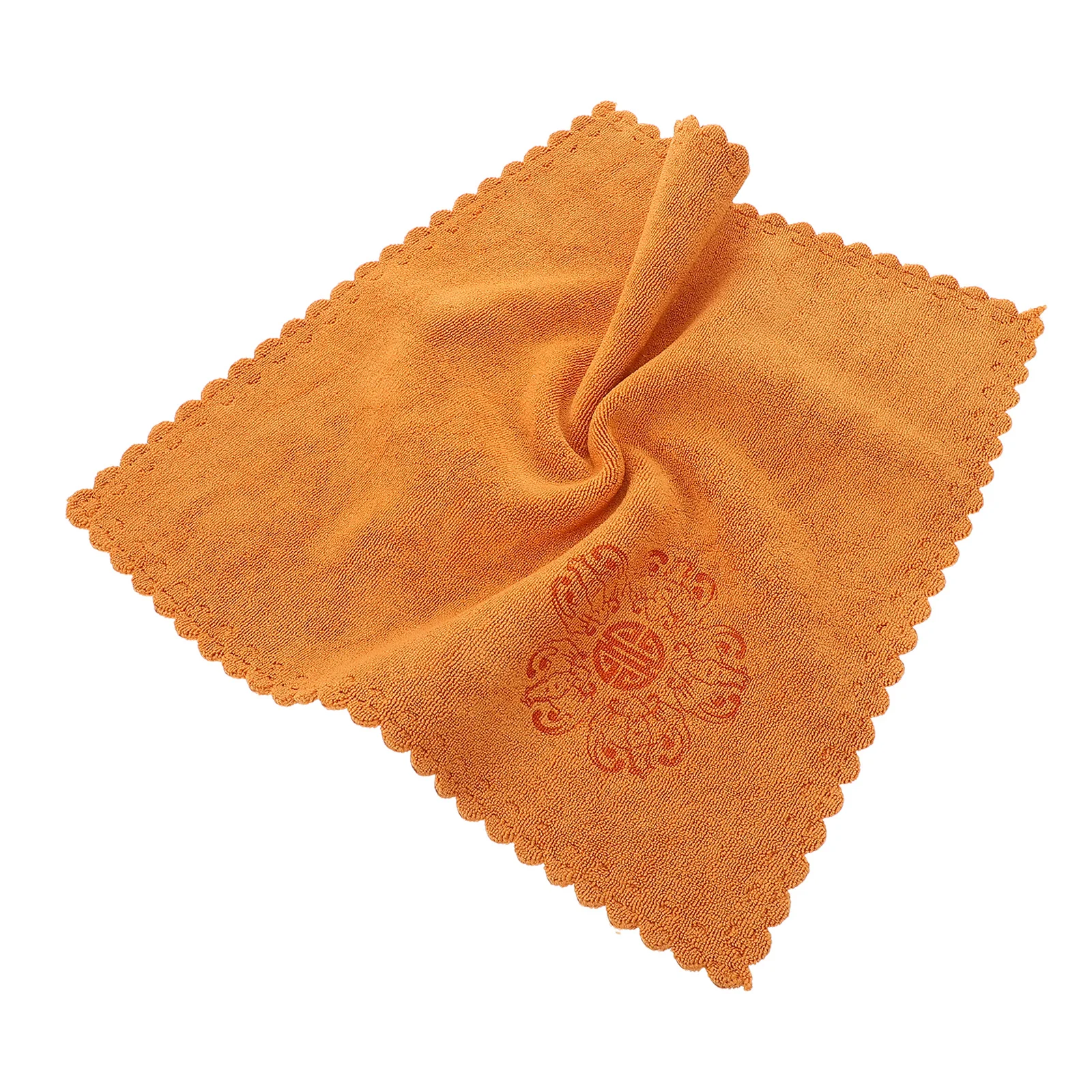 Toalha de chá absorvente grossa quadrada 30x30cm impressa toalha de prato de secagem rápida toalha de cozinha para festa de chá