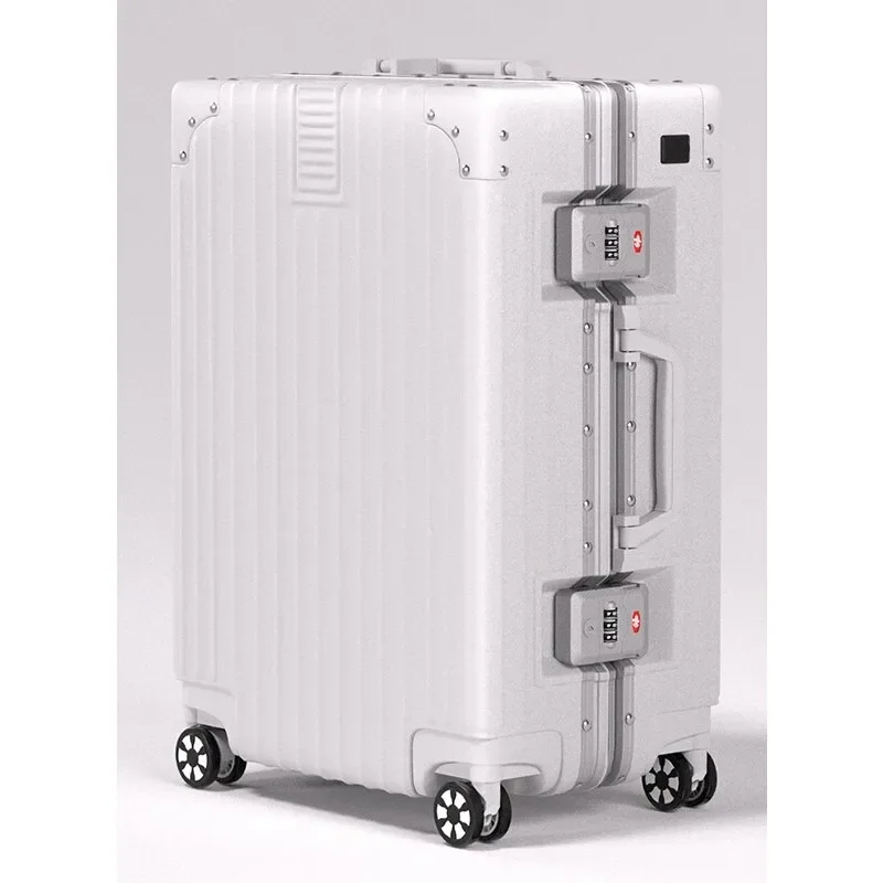 

Aluminum frame universal wheel suitcase
