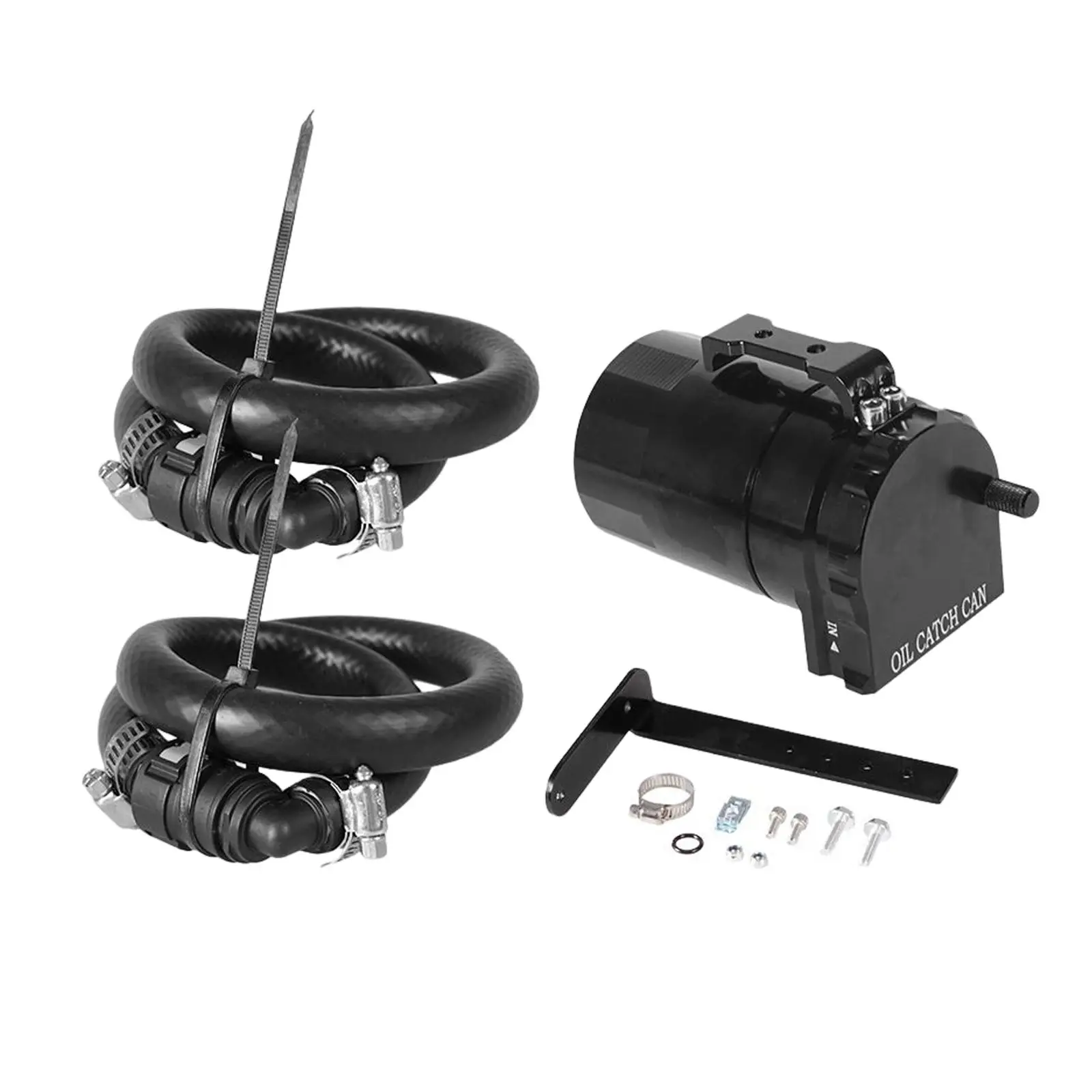 Oil Catch Can Kit Black Passenger Side Oil Separator Tank for F 150 5.0L 2011-2021 for Expedition 3.5 2018-2021 Spare Parts