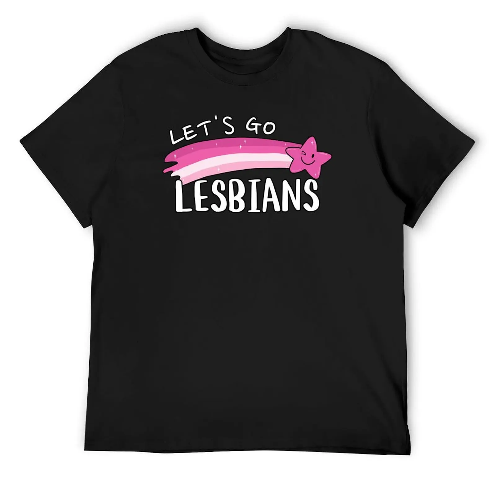 

Футболка Let's go lesbians, синяя архая блузка, одежда в стиле каваи, большие футболки для мужчин с графикой