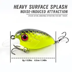 Free Fisher crankbait señuelo duro topwater para trucha y lubina