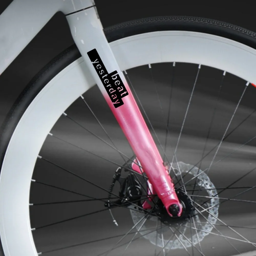 

Beat Yesterday дорожный велосипед MTB наклейки на рамку верхняя трубка водостойкие модные украшения автомобиль мотоцикл наклейки аксессуары велосипед