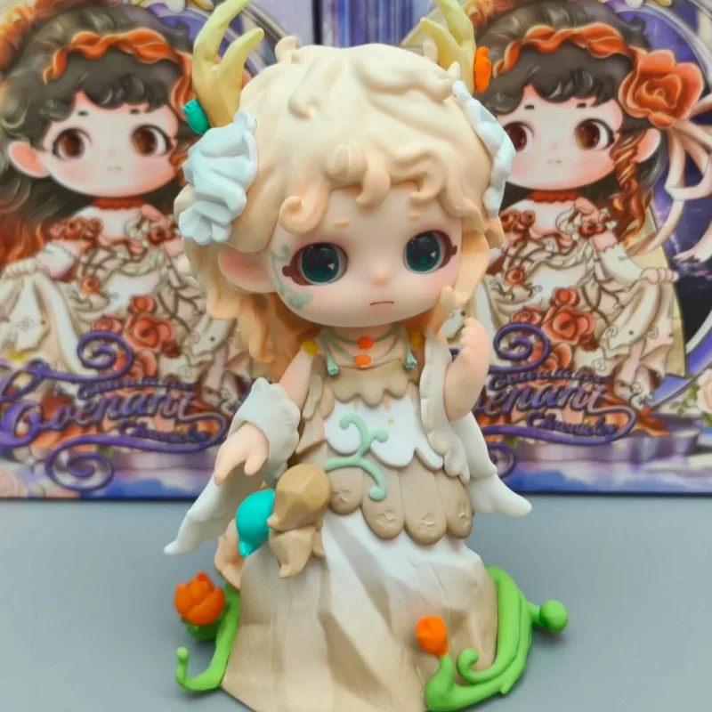 حقيقي Heyone Joy Guardians Covenant Chronicles سلسلة صندوق أعمى لطيف صندوق غامض اللعب عمل أنيمي الشكل Kawaii نموذج هدية #4