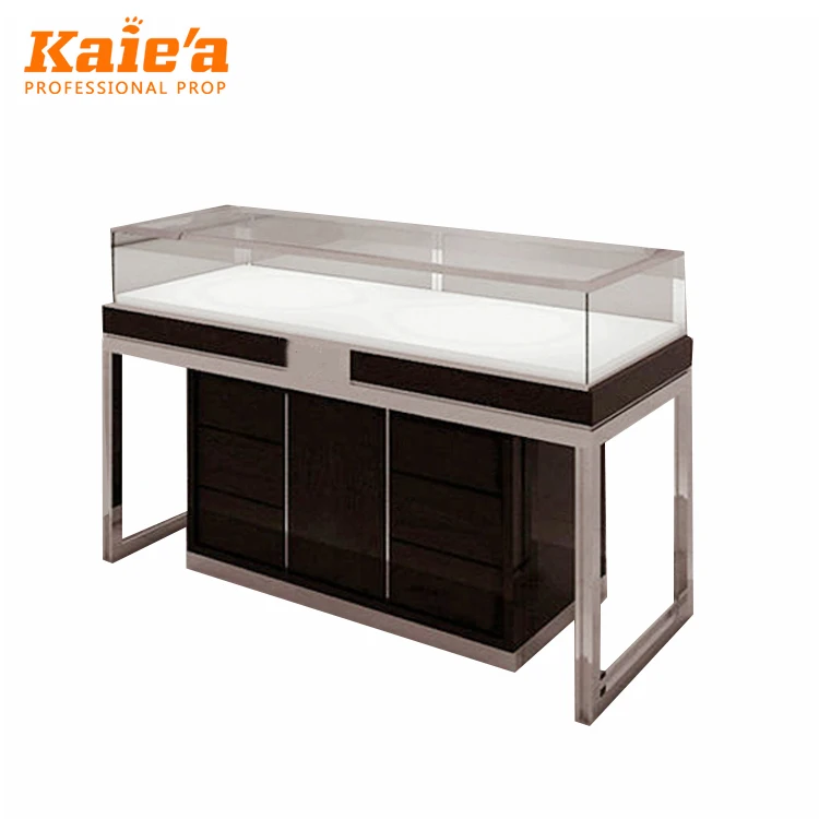 Jewellery Counter Display Jewelry Shop Counter Showcase for Diamond Necklace