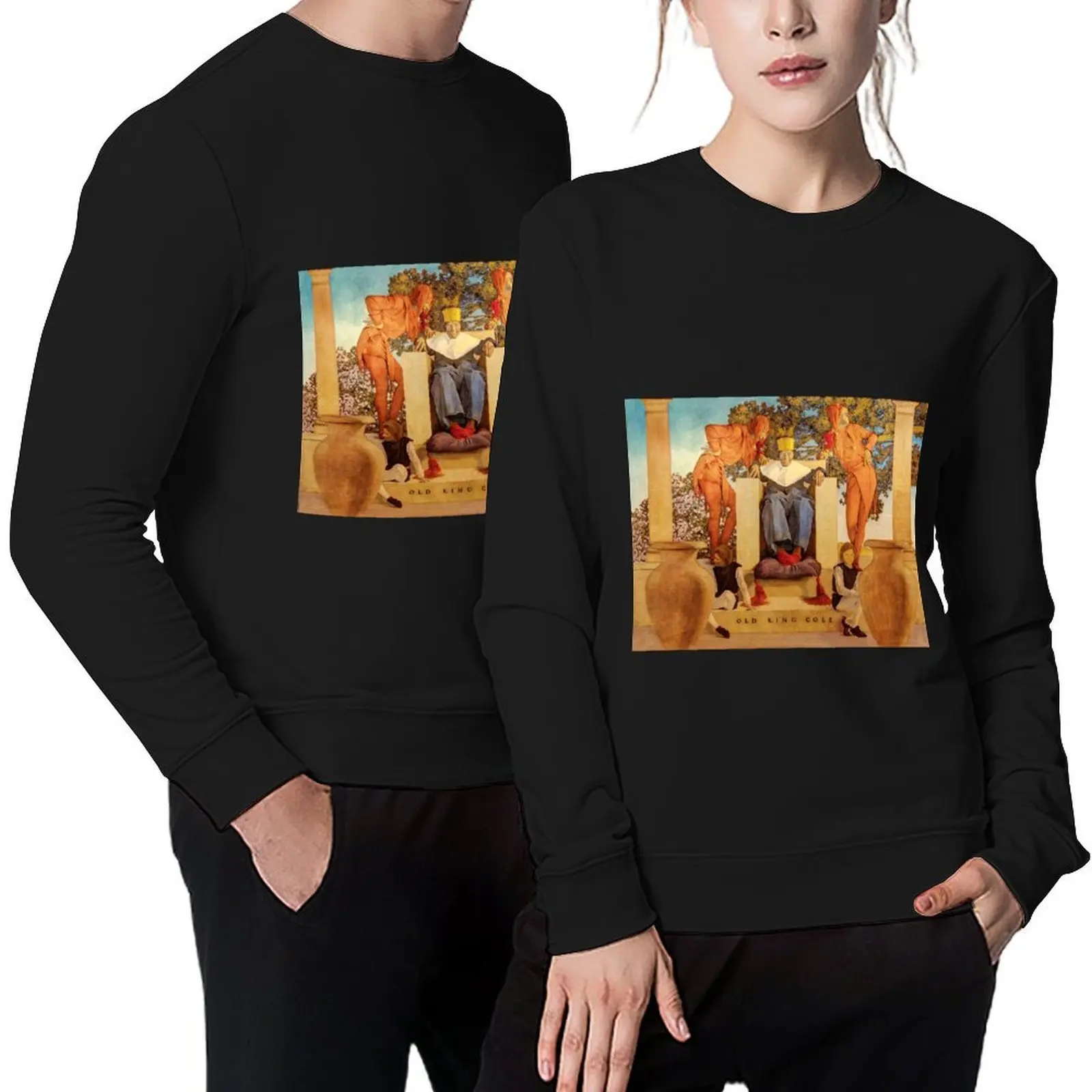

Maxfield Parrish. Old king cole Pullover japanese style autumn autumn jacket men men clothing oversize sweatshirt