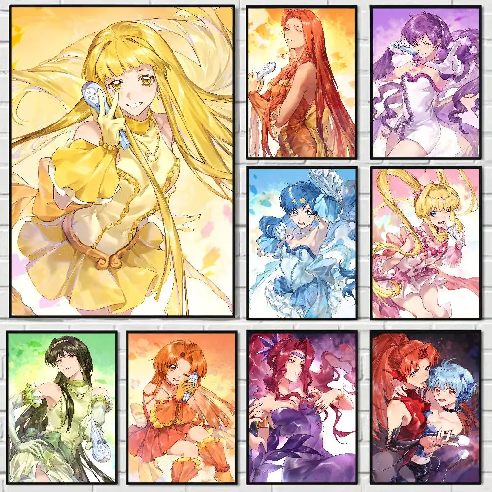 Anime Mermaid Melody Pichi Pichi Pitch Aesthetic Poster Room Home Decoration Paintings Hanging Classic Birthday Gifts