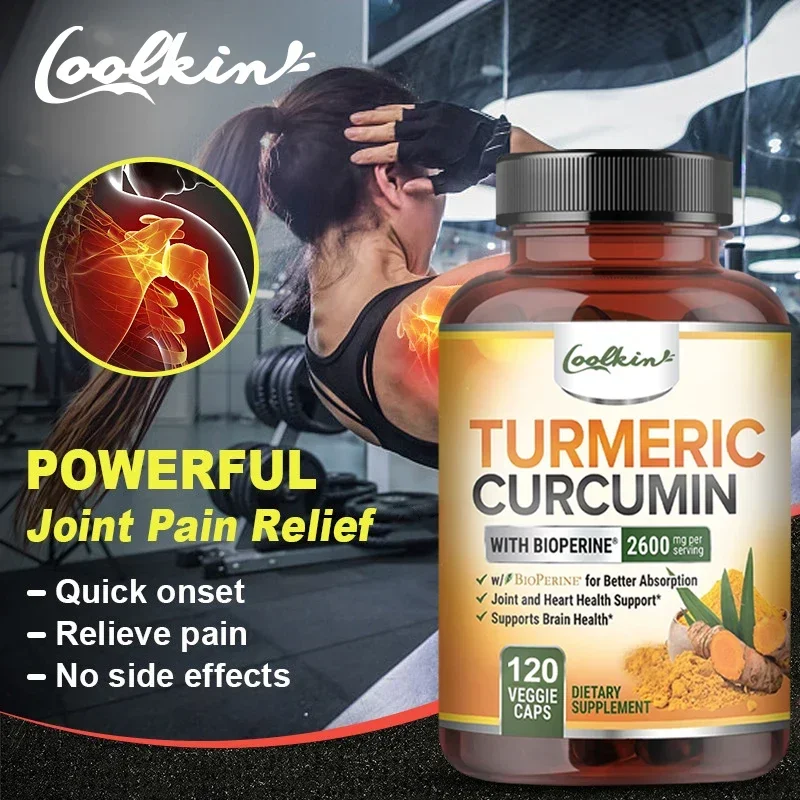 

Curcumin Supplement with Black Pepper 2600 Mg Contains 95% Curcumin, Enhanced Absorption, Joint Support SupplementSupplementsSup