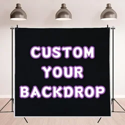 Custom Photo Background for Baby Shower DIY Birthday Wedding, Personalize Backdrop Picture Print or Design Your Own Artwork
