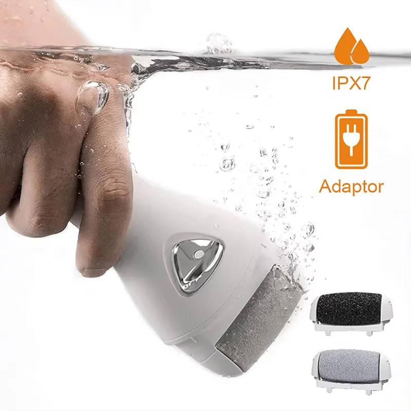 ملف قدم كهربائي احترافي قابل لإعادة الشحن ، جهاز تنظيف الجلد الصلب ، مزيل الكالس ، أدوات العناية بالأقدام ، مطحنة باديكير