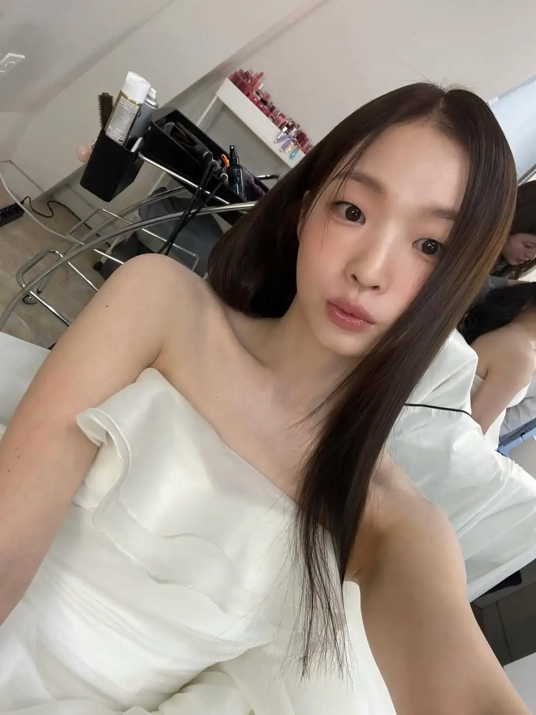 Fancy High Quality Korea Wedding Dress Photoshoot A Line Organza Evening Party Dresses Back Corset Engagement Dress Customized