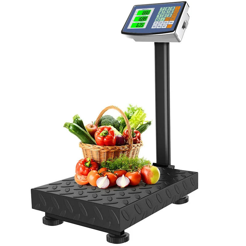 

Precision Electronic Commercial Scale 300kg High-precision Electronic Scale Market Folding Table Scale