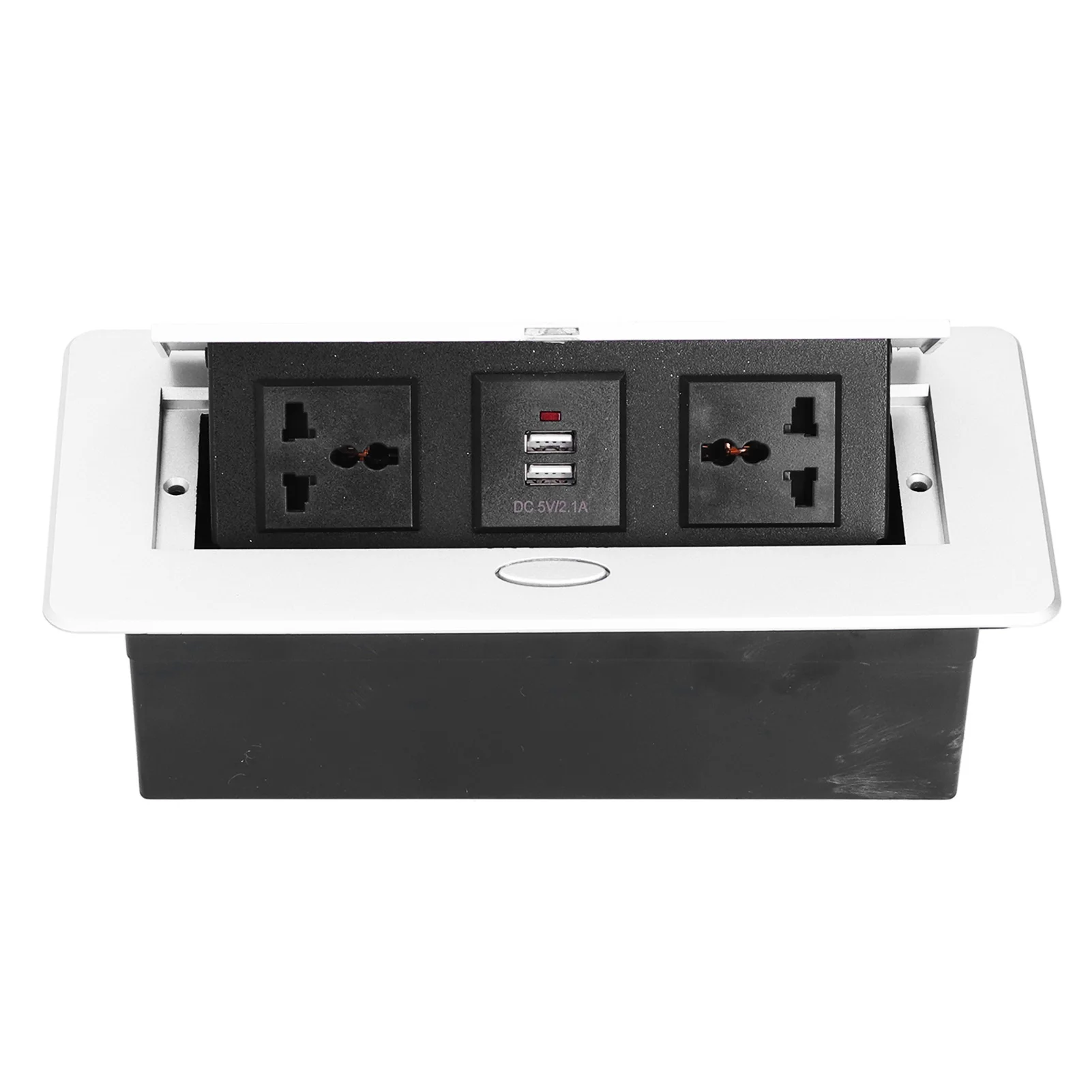 2025 جديد الطابق مخرج كهربائي المنبثقة سطح المكتب المقبس 3 حفرة مزدوجة USB امدادات الطاقة الملحقات 250 فولت 13A #2