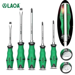 LAOA Slotted Phillips screwdriver penetration impact anti slip strong magnetic striking screwdriver