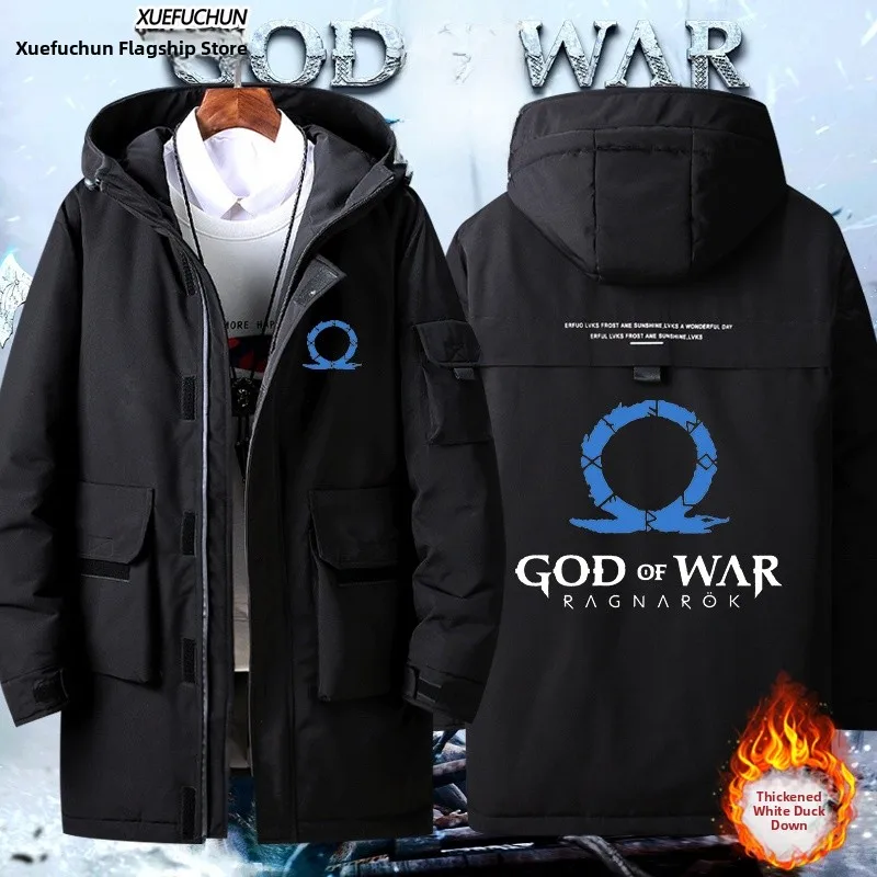 

Утепленная куртка с капюшоном в стиле игры PS5/PS4, свободного кроя, из хлопка, для молодежи, модная, теплая, утолщенная верхняя одежда для всех.