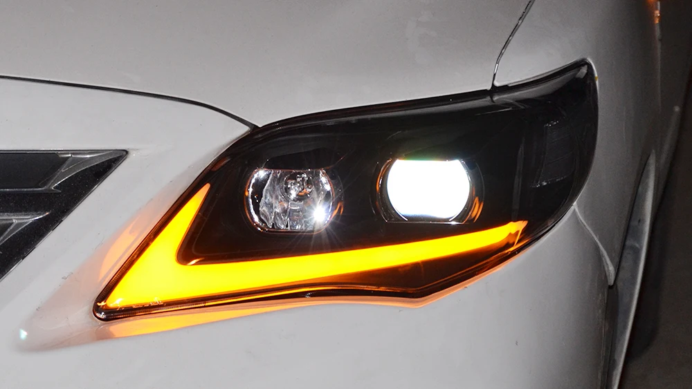 VLAND Led Daytime Running Light For Toyota Corolla 2011 2012 2013 Auto DRL Headlight Front Cover Fog Lamp Car Accessorie