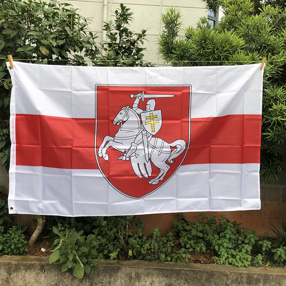 Z-ONE FLAG Belarus White Knight Pagonya Flag 90X150cm High Quality polyester hanging Indoor Outdoor Home decoration