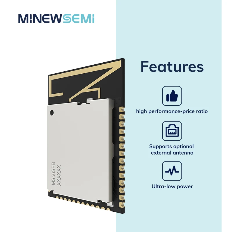

IN628E Wireless PA SKY66111 Модуль Bluetooth INPLAY дальнего действия Ble Двунаправленный синхронный модуль MS56SFB LNA