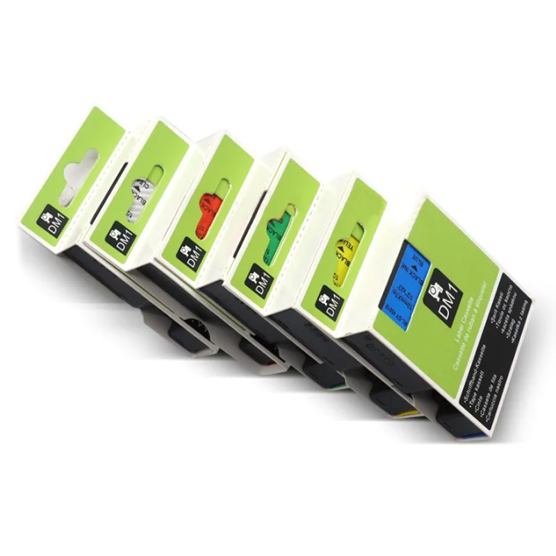 1 pack 6mm 43613 black on white label tape compatible with DYMO D1 43613 ribbon for LabelManager 160 280 label maker