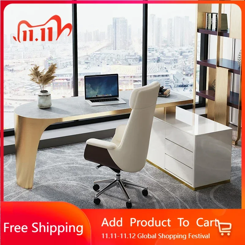 

European Executive Office Desks Desk Bedroom Midi Bedside Table Office Desk Accessories Setup Study Tavolino Trendy Furniture