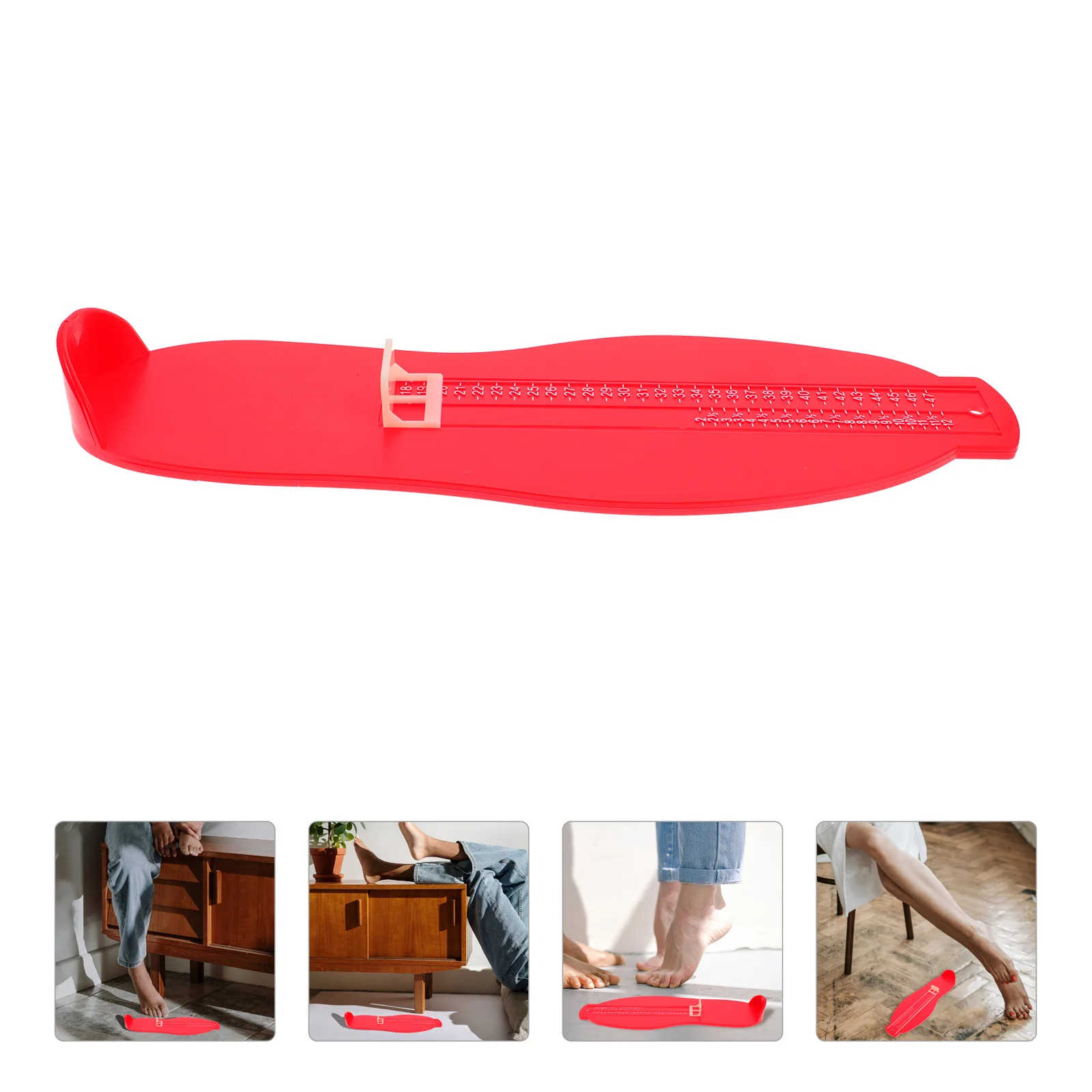 

Foot Measuring Device Adult Feet Sizer Lightweight Easy to Carry Store Accurate Measurements Shoe Size Gauge Teenager Feet Ruler