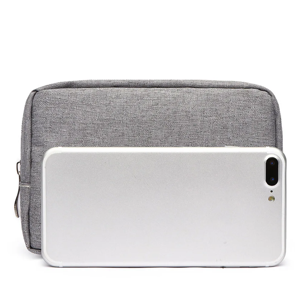 

Digital Accessories Storage Bag Zipper Pouch Earphone Carrying Case Electronics