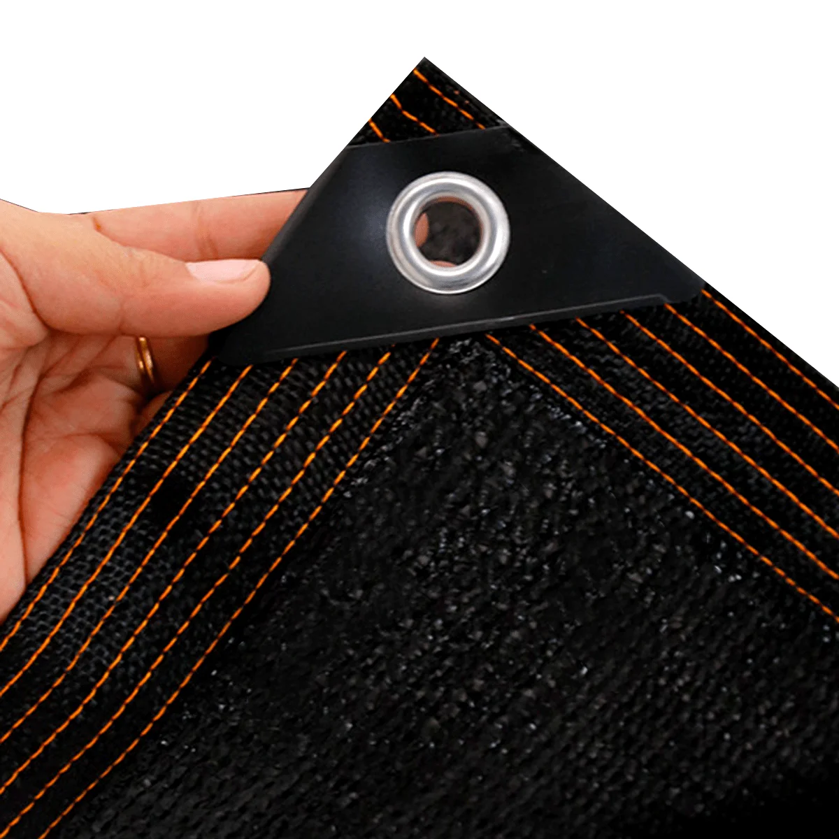 Gazebo Shade Net - Black - Upgraded Version with Holes Design It Is Woven with High Density, Sun-Proof and Breathable. Suitab
