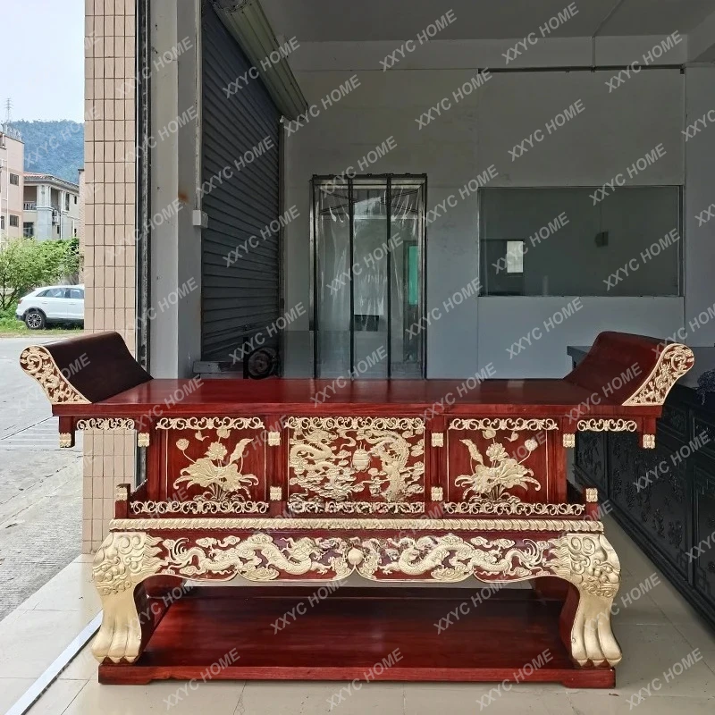 Solid Wood Altar Table for Home Use, Shrine Table, Ancestor Hall, Temple Buddha Altar, Incense Table, Yuanbao Table