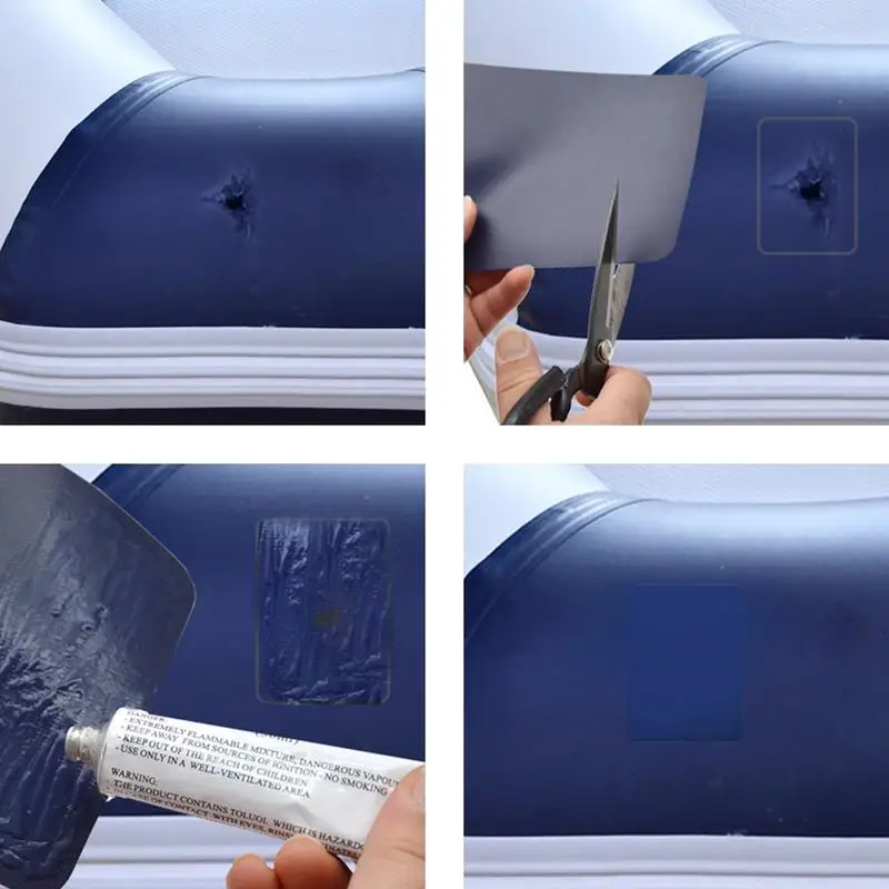 Inflatable Boat Repair Patch Kayak Repair Patch Subsidy Inflatable Repair Rafts Waterproof Boat Repair Patches For Inflatable