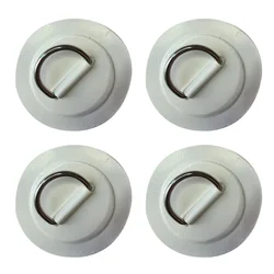 Surfboard Dinghy Boat PVC Patch With Stainless Steel D Ring Deck Rigging SUP Board Round Ring Pad with Elastic Bungee Rope Kit