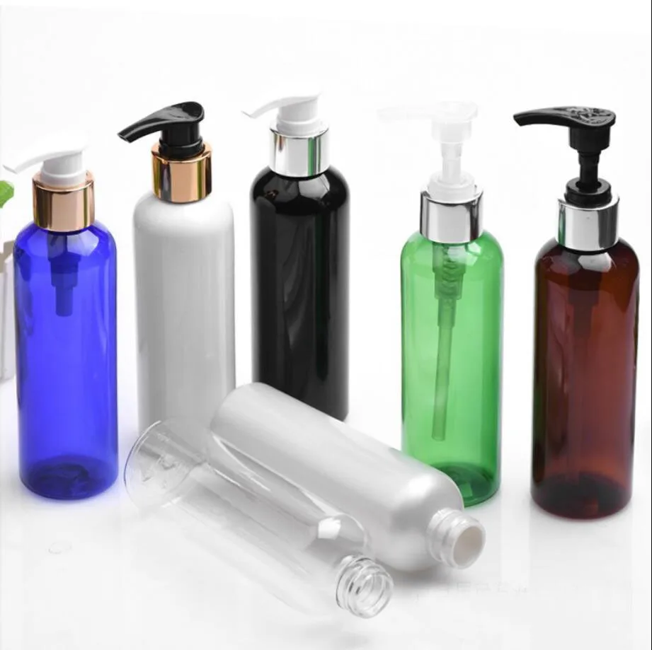 150ml200ML round plastic  PET BOTTLE  toilet water lotion emulsion serum essential toner skin care cosmetic packing