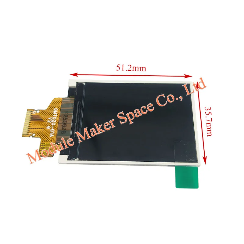 2.0インチTFT IPS LCDディスプレイST7789 240x320 SPIカラースクリーン - 12ピンはんだ付けベアスクリーン小型LCDスクリーンモジュール