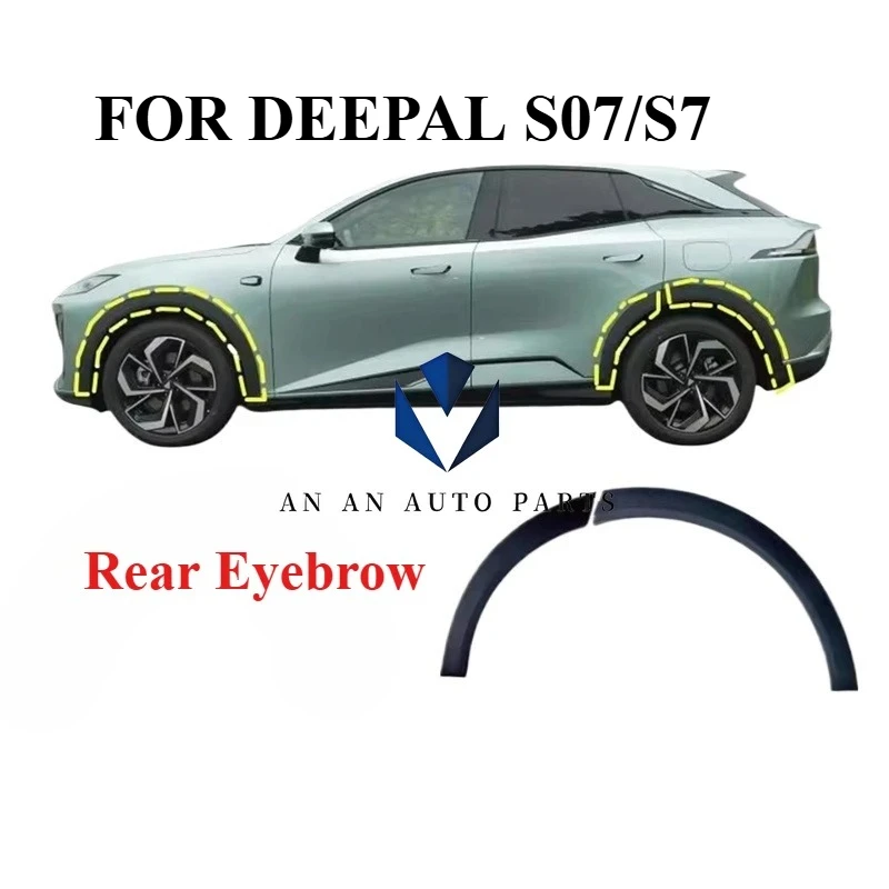 Rear Wheel Arch Protector Fender Mudguard for Changan Deepal S07 S7 - Fix Mud Splash on Door Seal, Essential Add-on Part