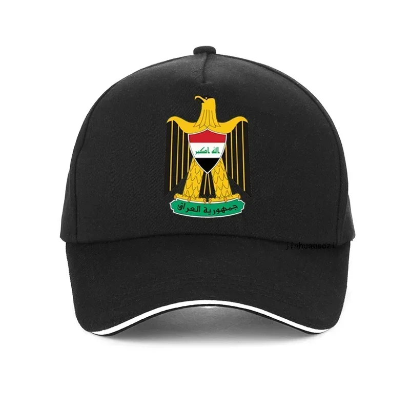 

Coat Of Arms Of Iraq Baseball Cap Men Adjustable Sun Hat Iraq Eagle Print Dad Hat Sport Bonnet