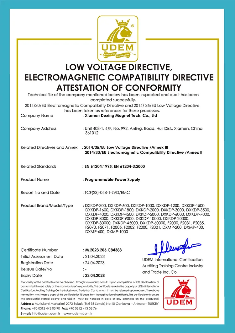 DX-F2031 Programmable Current Source DC Power Supply for Electromagnet and Helmholtz Coil