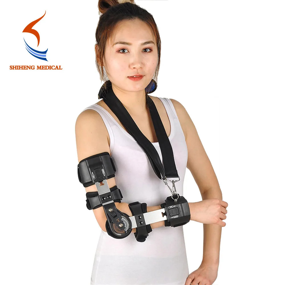 

First Aid Equipment Broken Arm Support Orthopedic Arm Brace Adjustable Elbow Immobilizer Brace